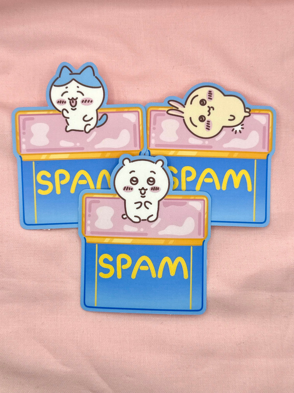 Chiikawa+Spam Matte Stickers
