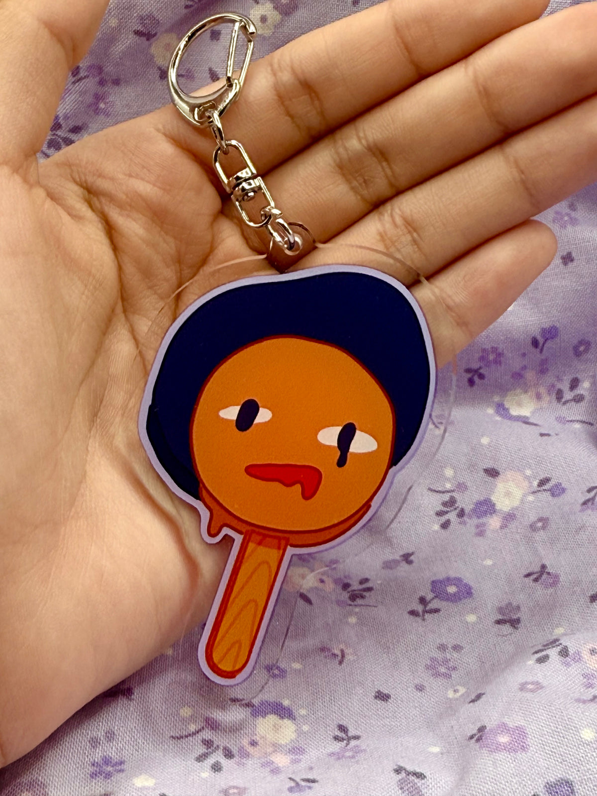 Doll Head Popsicle Keychain