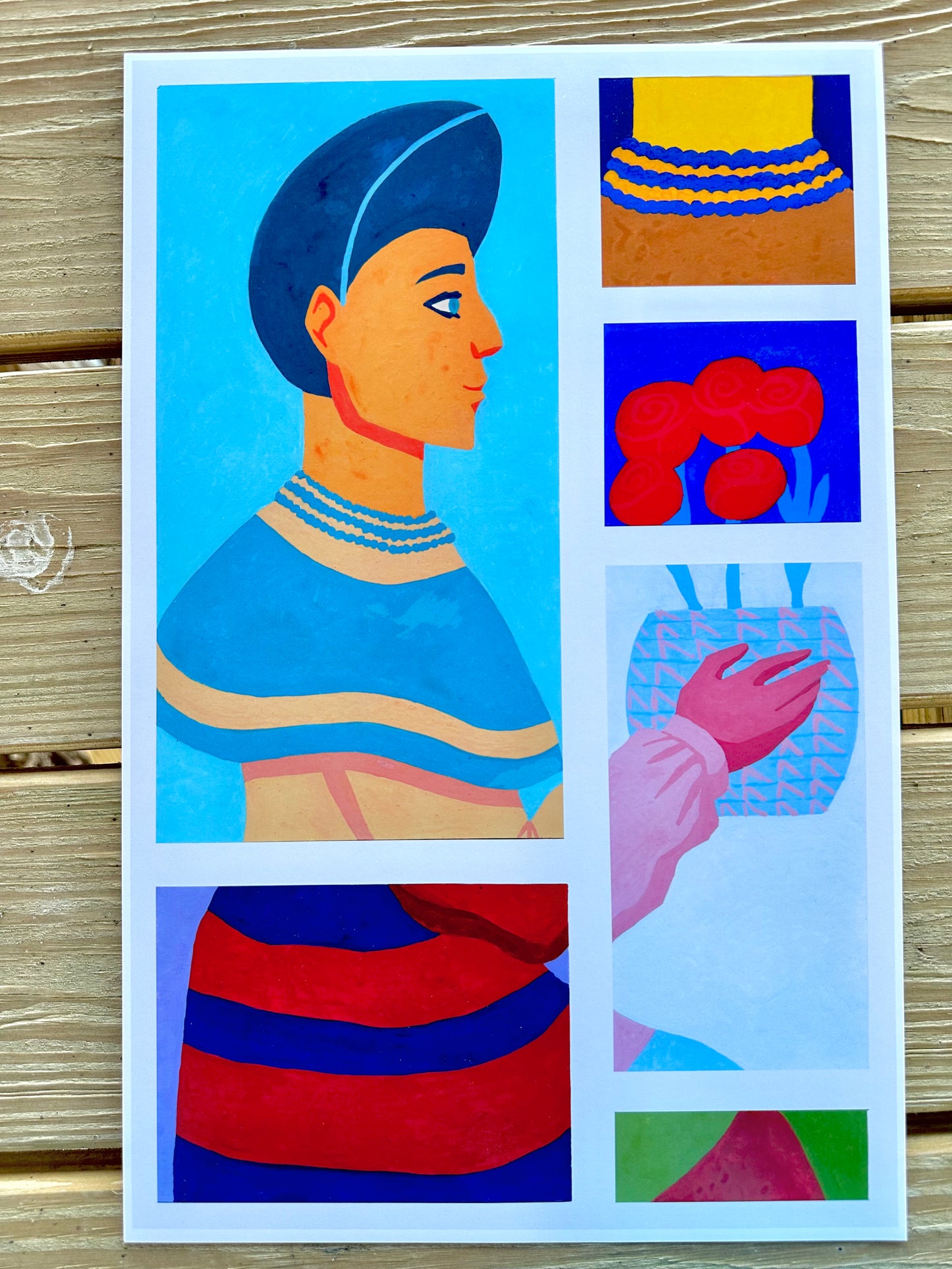 Miccosukee Lady Print