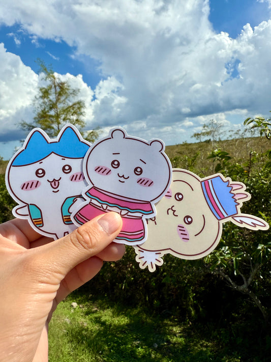 Native Chiikawa Matte Stickers