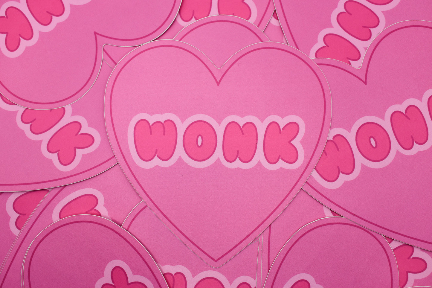 Wonk Heart Matte Sticker