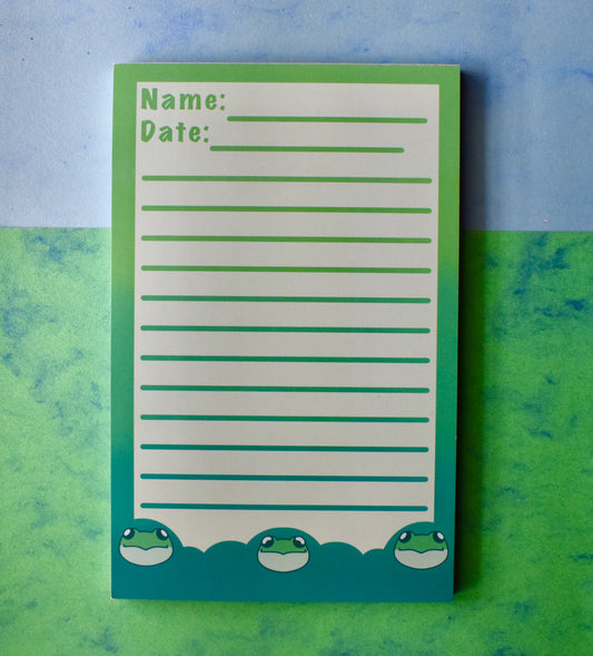 Froggy Notepad