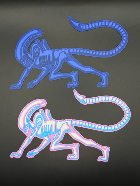 Xenomorph Matte Stickers