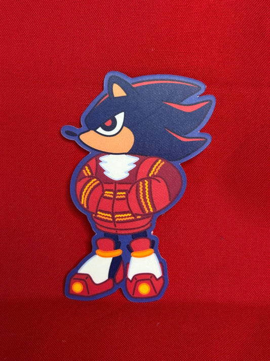 Shadow with Jacket Matte Sticker