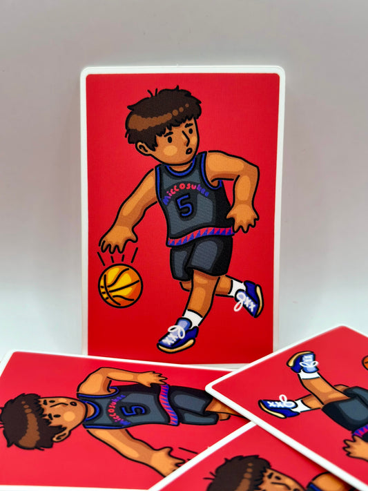 Basketball Player Sticker