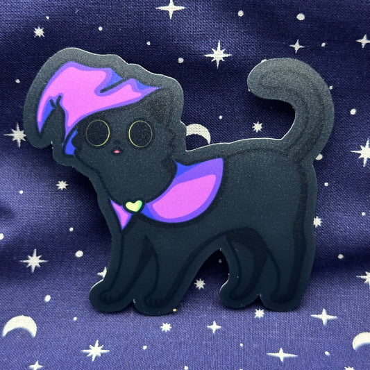 Witch Cat Matte Stickers