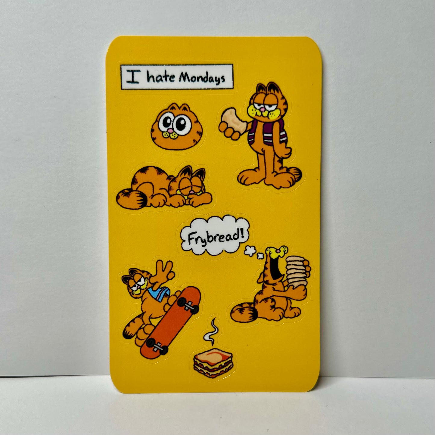 Orange Cat Sticker Sheet